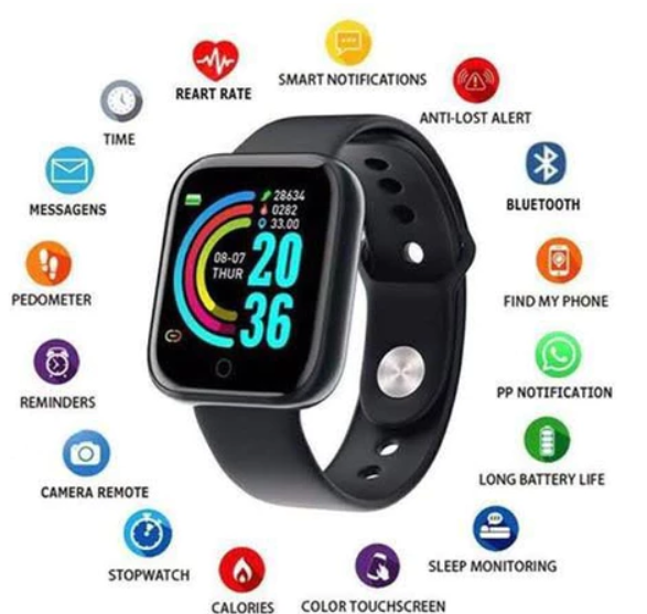 Smartwatch T500 + Airpods i12 TWS